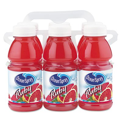 Ocean Spray Red Ruby Grapefruit Juice, 10 Oz. Bottle, 6 per Pack