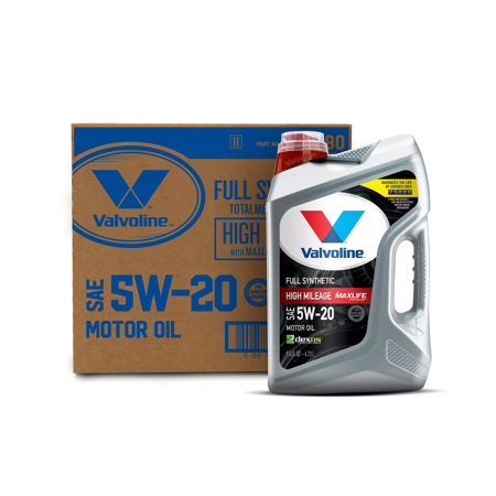 Valvoline Full Synthetic High Mileage MaxLife 5W-20 Motor Oil 5 QT  Case of 3