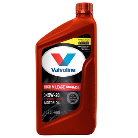 6PK Valvoline 609506 5W-20 Synthetic High Mileage Blend Motor Oil  1 Quart