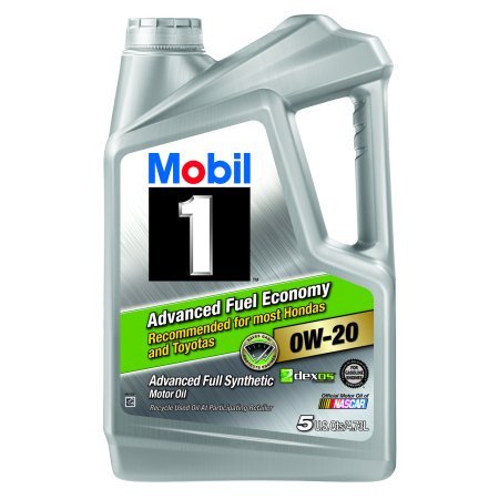 Mobil 1 0W-20 Advanced Fuel Economy Full Synthetic Motor Oil  5 Qt.