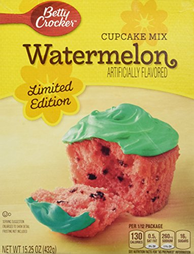 BETTY CROCKER, CUPCAKE MIX, WATERMELON, WATERMELON