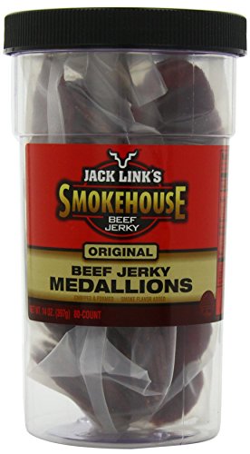 Jack Link's, Smokehouse Beef Jerky Medallions, Original, 14-Ounce thumbnail
