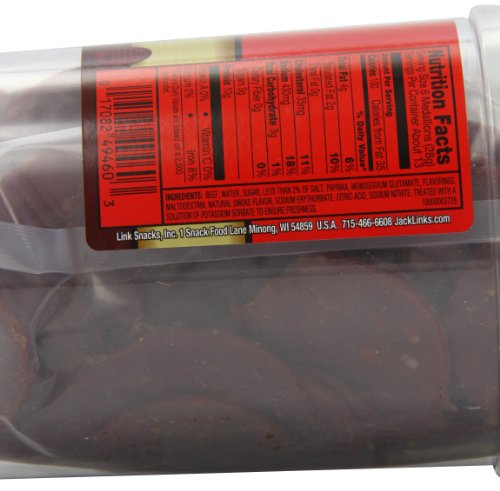Jack Link's, Smokehouse Beef Jerky Medallions, Original, 14-Ounce thumbnail