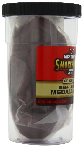 Jack Link's, Smokehouse Beef Jerky Medallions, Original, 14-Ounce thumbnail