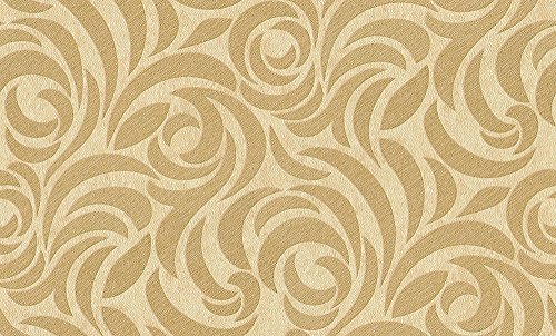 Residenza Wallpaper - Material: Vinyl on Non Woven - Colour: Beige Yellow, Metallics - Article No. 1507-9713