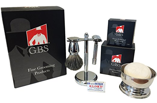 5 Piece Razor Shaving Set - Comes in Gift Box!