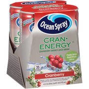 Cranberry Energy Juice Drink, Cranberry