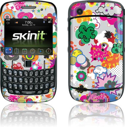 Skinit Protective Skin for Curve 8530 - Pop Garden White