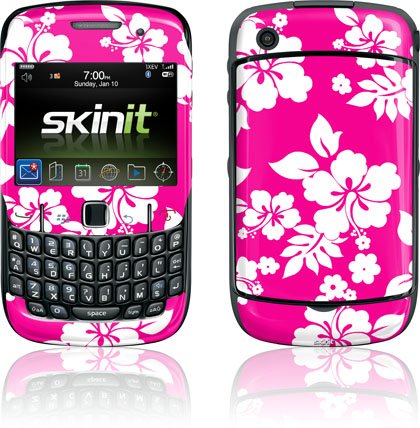 Skinit Protective Skin for Curve 8530 - Pink/White thumbnail