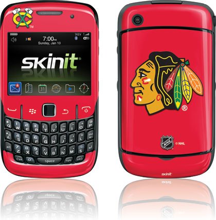Skinit Protective Skin for Curve 8530 - NHL Chicago Blackhawks