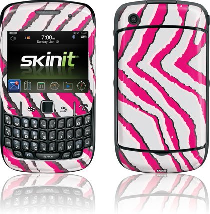 Pink Fashion - Wild Zebra - BlackBerry Curve 8530 - Skinit Skin thumbnail