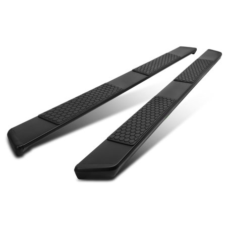 Black Stainless Running Board 5  Side Step Nerf Bar for 99-16 F250/F350 Ext Cab 00 01 02 03 04 05 06 07 08 09 10 11 12 13 14 15
