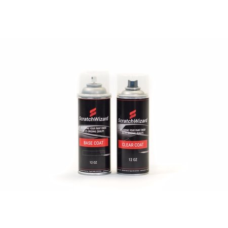 Automotive Spray Paint for Mercedes-Benz All Models 249/6249 (Spruce Green Metallic) Spray Paint + Spray Clear Coat by Scratchwizard
