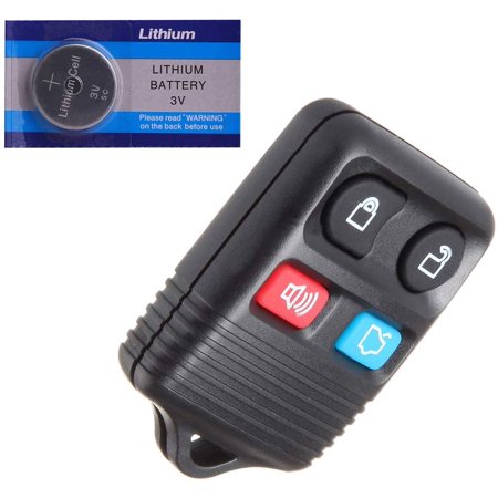 CCIYU X 1 Flip Key Fob 4 Buttons Replacement for 98 99 00 01 02 03 04 05 06 07 08 09 10 11 12 13 for Ford for Lincoln for Mercury Series with FCC CWTW