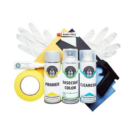 ERA Paints (0049/049 Magno Kaschmirweiss Metallic Matte) for Mercedes-Benz AMG GT S 2019 Exact Match Touch up Spray Paint Clear Primer and Pro Kit