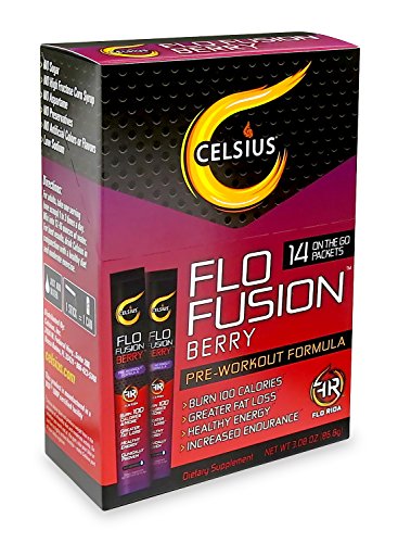 CELSIUS Berry on-the-Go Powder Stick Packs  Zero Sugar (14 Sticks per Pack)