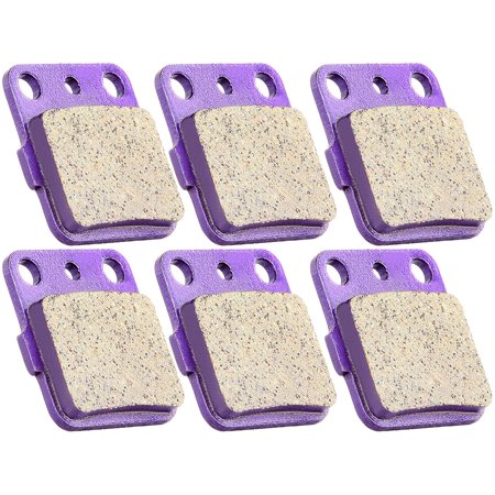 CCIYU Front and Rear Carbon Fiber Brake Pads Motorcycle Motorbike Replacement Brake Pads Fit for 93 95 96 97 98 99 00 01 02 03 04 05 06 07 08 Honda  0