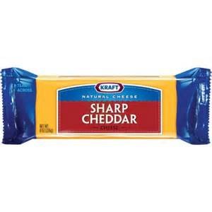 Kraft Cheese Sharp Cheddar Chunk 16 Oz Pack of 2