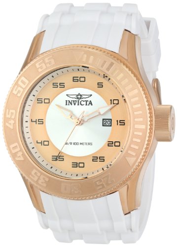 Invicta Men's 14836 Pro Diver Analog Display Japanese Quartz White Watch