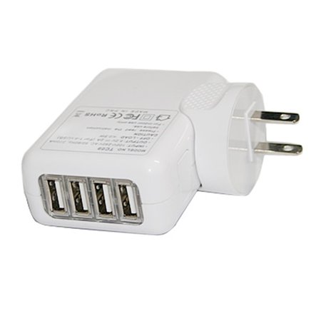 EpicDealz Universal 4 Port Wall USB Travel Home to AC Power Adapter 2.1 Amp Charger for HTC Windows Phone 8X HTC 6990 HTC Zenith (at & T  T-Mobile  Ve