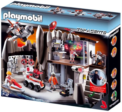 PLAYMOBIL Secret Agent Headquarters with Alarm System thumbnail
