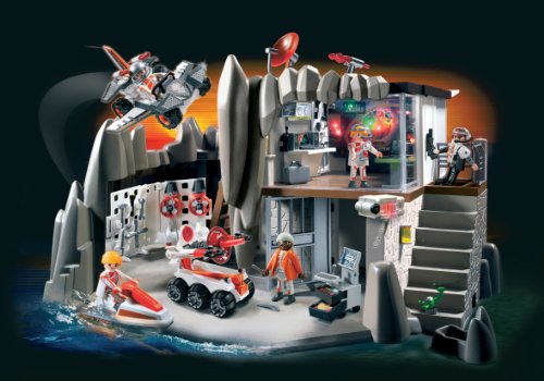PLAYMOBIL Secret Agent Headquarters with Alarm System thumbnail