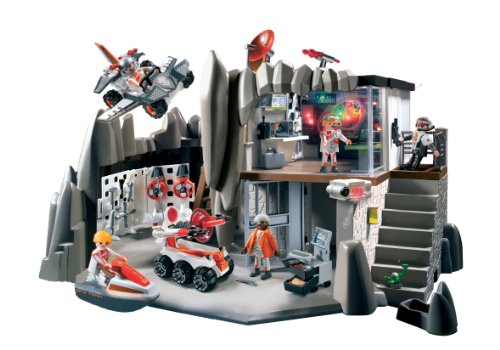 PLAYMOBIL Secret Agent Headquarters with Alarm System thumbnail