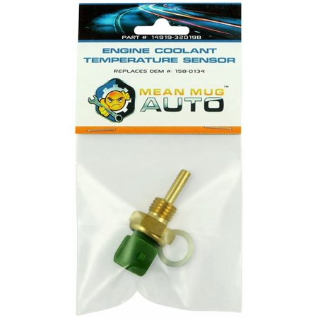 Mean Mug Auto 14919-32019B Engine Coolant Temperature Sensor with Washer - Compatible with Nissan  Infiniti  & More - Replaces OEM #: 158-0134  SU405 