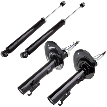 SCITOO 338013 72257 338014 72258 343429 5796 Front Rear Gas Struts Shock Absorbers Fit for 2006 2007 2008 2009 2010 2011 Ford Focus Set of 4