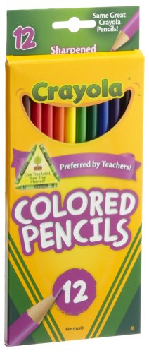 Crayola 12 Ct Colored Pencils, Assorted Colors thumbnail
