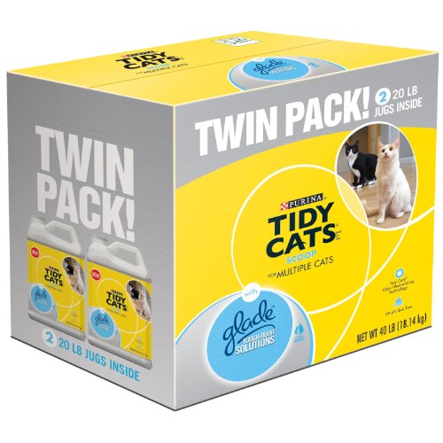 Purina Tidy Cats Clumping Litter with Glade Twin Pack (20 Lb., 2 Ct.)