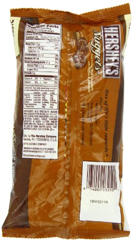 Hershey's Nuggets Extra Creamy Milk Chocolate with Toffee & Almonds, 12-Ounce Bags (Pack of 4) thumbnail