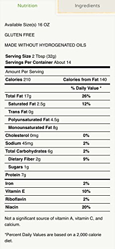Santa Cruz Organic Peanut Butter Light Roasted Crunchy -- 16 Oz Jar thumbnail