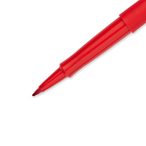 Paper Mate Flair Felt Tip Pens, Medium Point, Red, 12-Count thumbnail