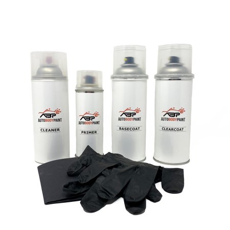 ABP Repair Paint Basecoat  Clearcoat (1K)  Primer (1K) and Prep Kit Compatible with Blue Navistar International Truck Truck || Code: 6755