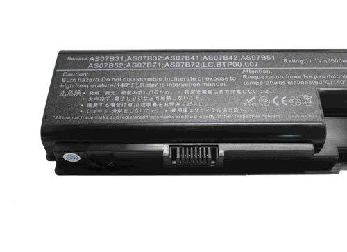 IRulu Brand 5600mAh 11.1V 6 Cells Laptop Battery for ACER Aspire 5230 5235 5310 5315 5330 5520 5530 5535 5710 5720 5735 5920 5930 6530 6920 6930 6935
