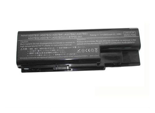 IRulu Brand 5600mAh 11.1V 6 Cells Laptop Battery for ACER Aspire 5230 5235 5310 5315 5330 5520 5530 5535 5710 5720 5735 5920 5930 6530 6920 6930 6935 thumbnail
