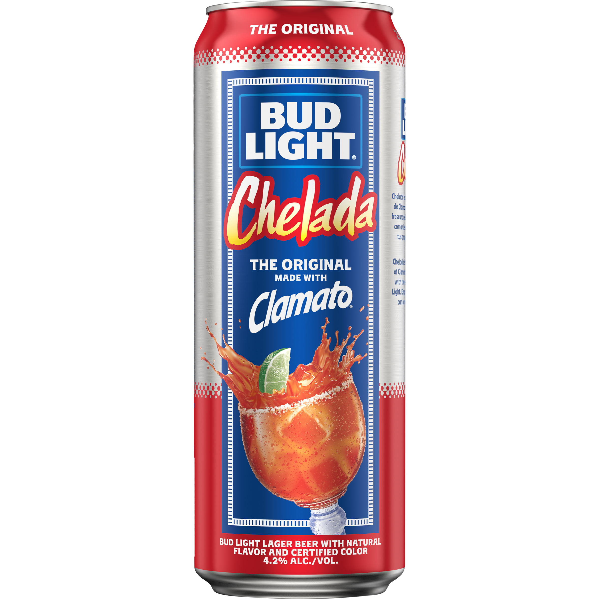 Bud Light Chelada Original with Clamato Lager - Beer - 24oz Can