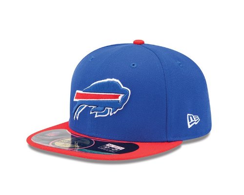 NFL Buffalo Bills on Field 5950 Game Cap, Royal Blue, 6 7/8