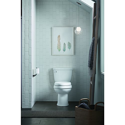 KOHLER 5588-0 Purefresh Elongated Nightlight, Grip-Tight Bumpers, Quiet-Close Release Hinges, Quick-Attach Hardware, No Slam Toilet Seat, White thumbnail