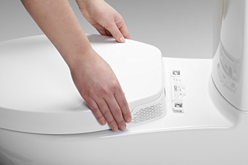 KOHLER 5588-0 Purefresh Elongated Nightlight, Grip-Tight Bumpers, Quiet-Close Release Hinges, Quick-Attach Hardware, No Slam Toilet Seat, White thumbnail