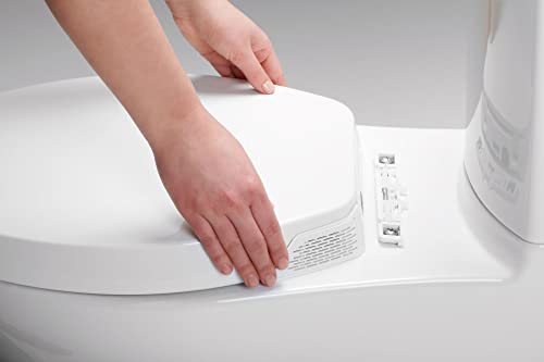 KOHLER 5588-0 Purefresh Elongated Nightlight, Grip-Tight Bumpers, Quiet-Close Release Hinges, Quick-Attach Hardware, No Slam Toilet Seat, White thumbnail