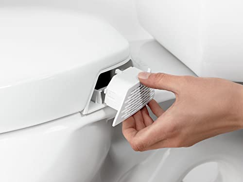 KOHLER 5588-0 Purefresh Elongated Nightlight, Grip-Tight Bumpers, Quiet-Close Release Hinges, Quick-Attach Hardware, No Slam Toilet Seat, White thumbnail