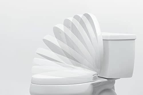 KOHLER 5588-0 Purefresh Elongated Nightlight, Grip-Tight Bumpers, Quiet-Close Release Hinges, Quick-Attach Hardware, No Slam Toilet Seat, White thumbnail