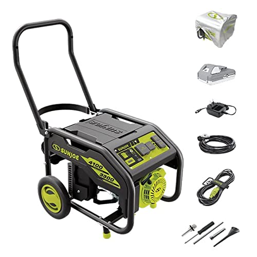 Power Joe 4100-Watt/3300-Watt Portable Propane Generator W/ Cover  2.0-Ah Battery & Charger