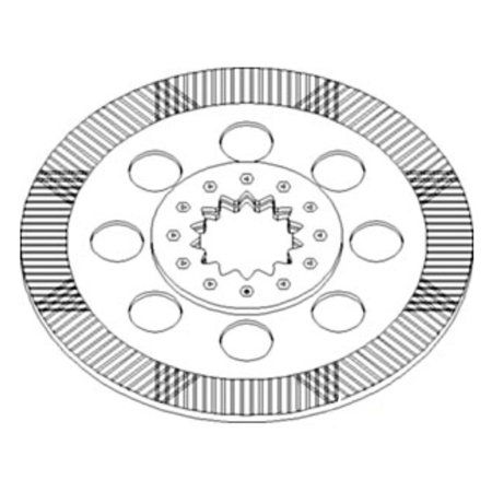 Brake Disc Fits 3050 3060 3065 3075 3115 3120 3125 8775 8785 9435 9455 9735 9745
