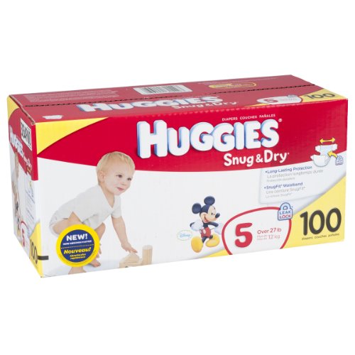 Huggies SNUG & DRY Diapers Step 5 Hi-Count JR 100 thumbnail