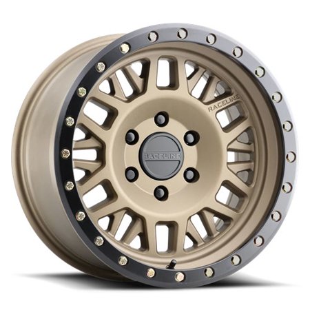 Raceline 951BZ-RYNO 17  Cast Aluminum Wheel  RYNO BRONZE 17X8.5 6X135 +18mm Fits Select: 2019 FORD F150 SUPERCREW  2016-2018 FORD F150