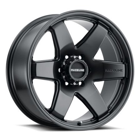 Raceline 942B-ADDICT 18  Cast Aluminum Wheel  ADDICT-SUV BLACK 18X8 5X114.3 35mm Fits Select: 2016-2019 TOYOTA RAV4 LE  2006-2023 FORD EXPLORER XLT