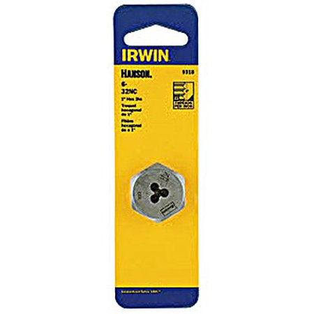 New Irwin 9318 Hanson Number 6 - 32 NC HCS Hex Die Each